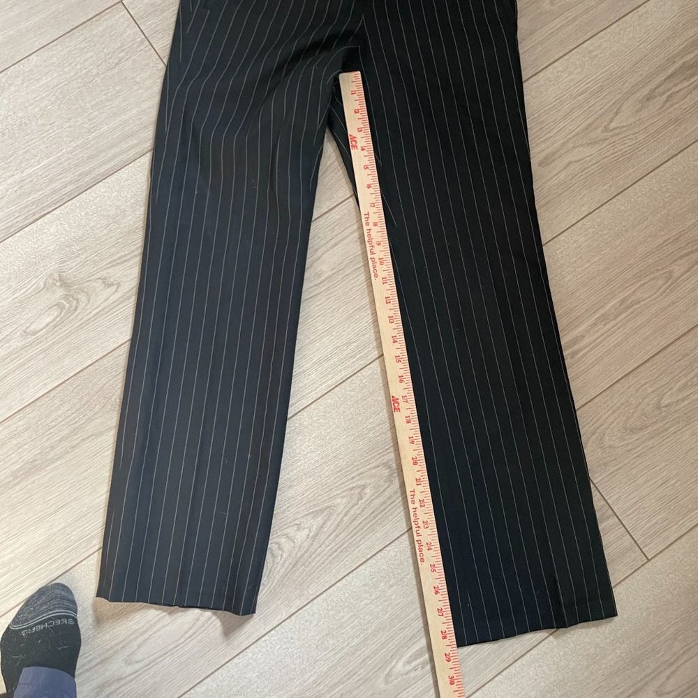 Brooks Brothers Vitale Barberis Canonico Italy Wool Dress Pants Women 2P Black - Picture 7 of 13